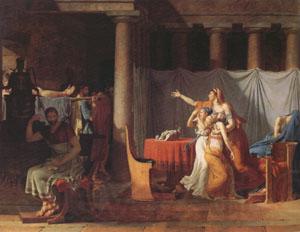 Jacques-Louis  David The Lictors Bring to Brutus the Bodies of His Sons,Paris (mk05) Norge oil painting art